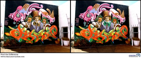 Willy Wonka Graffiti San Diego