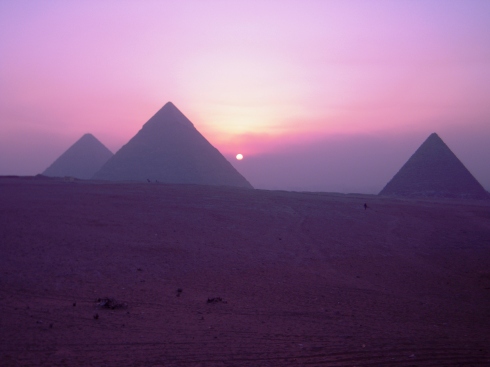 Pyramids, Egypt Sunrise